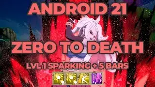 DBFZ - Android 21 10K Damage /w LVL1 Sparking + 5 Bars