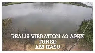 Bank fishing with Realis Vibration 62