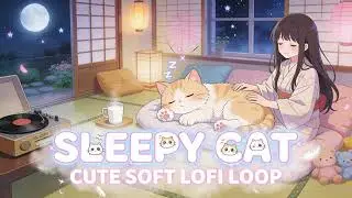 Dreamy Paws 🌙 Soft Dreamy Lofi Music for Sleep, Relaxation & Night Calm