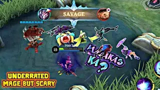 ZHASK UNDERRATED MAGE BUT SCARY | ZHASK SAVAGE !! | ZHASK BEST MELTING BUILD | ZHASK TOP GLOBAL MLBB