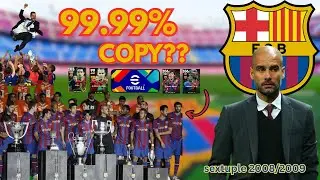 I Recreated the Legendary 2009 Barcelona Team in eFootball &mdash; With Only Messi & Iniesta!