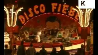 1990s UK Fairground Rides at Night