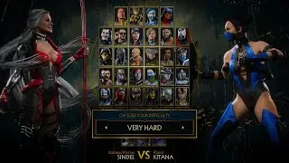 Mortal Kombat 11 | Синдел &laquo;Кримсон&raquo; против Китаны &laquo;Классик&raquo; (ОЧЕНЬ СЛОЖНО) (MK11)