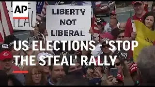 Ga. Trump supporters hold 'Stop the Steal' rally