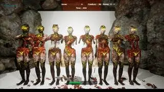 Unreal 5 realistic looking gore and display of points at impact point
