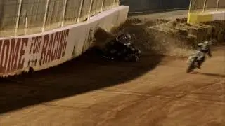 Horrific Flat Track crash