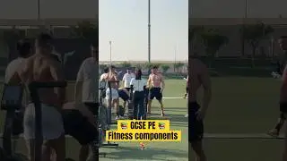 🏫 PE students 🏫 Can you identify the GCSE fitness components being used in this activity? #pe
