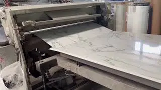 Uv marble sheets production