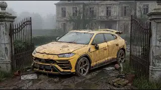 Worst CAR ABANDONMENT EVER $300,000 Lamborghini Stuck in Mud - ASMR CAR RESTORATION