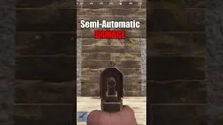 SEMI-AUTOMATIC PISTOL RUST DAMAGE №16 шорт #shorts #gaming #rust