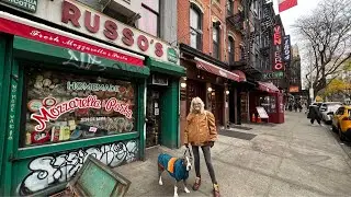 New York City LIVE Vintage & Food Tour East Village Rainy Day Walking Manhattan November 26, 2023