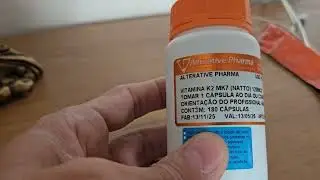 Unboxing vitamina k2 MK7 (natto) Alternative Pharma 