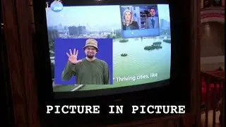 TV Stand - Standard Definition TV - PIP Picture In Picture