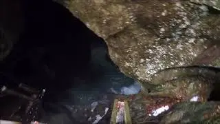Sentier des Gorges Myst&eacute;rieuses de T&ecirc;te-Noire, Trient, Valais, Suisse, 10-3-2018