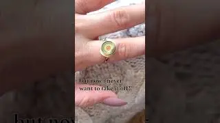 Rotating Planet Spinning Anxiety Adjustable Ring 💍 from Impulse Modern!