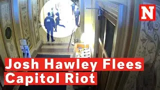 Video Shows Josh Hawley Fleeing From Jan. 6 Rioters 'He Helped To Rile Up'