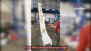 Z type Belt conveyor for potato chips