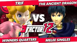 S Factor 12 - Trif (Peach) Vs. The Ancient Dragon (Marth, Sheik) Smash Melee - SSBM