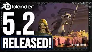 Blender 5.2 LTS Released - Awesome New Features are Here!