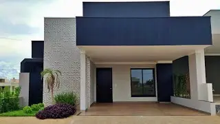 CASA TÉRREA MODERNA 3 SUÍTES PROJETO 154m² CASA EM CONDOMINIO FECHADO TOUR COMPLETO TERRENO 200m²