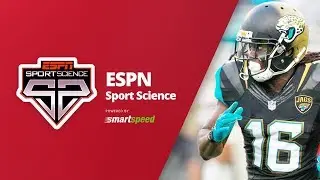 Sport Science Denard Robinson tested with SMARTSPEED