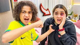RYAN E LORRAYNE BRIGARAM FEIO E SE MACHUCARAM 😱😱😱