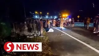 Man killed in road crash in Sabah