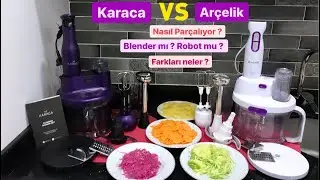 ✅Karaca Flamingo 1500 Watt Mutfak Robotu Setinin Kullanımı🔪🎁