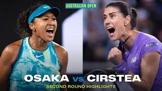 Naomi Osaka Defeats Cirstea Before Heated Altercation at Net | Australian Open 2026