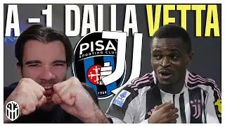 VITTORIA IMPORTANTISSIMAAA!!! A -1 DAL PRIMO POSTO!! || Pisa - JUVENTUS 0-2