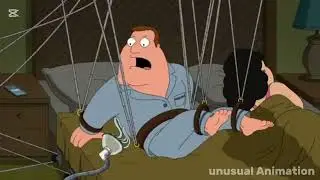 Peter Sneaks to Joe's house | Family guy 