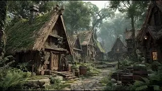 Whispers of a Medieval Village | Relaxing Ambience & Fantasy Soundscape