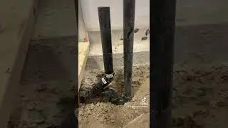 Requirements for p trap under the floor #canada #plumbing #toronto #dad #son #plumber