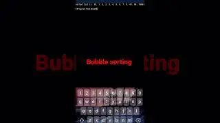 Bubble sort