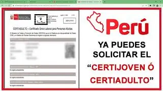 HOW TO OBTAIN A SINGLE LABOR CERTIFICATE / CERTIJOVEN / CERTIADULTO