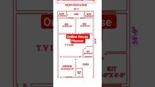 House Plan 2025 2D house design 6 Marla 2D plan#naqsha #6marlahouse ##short #viral #reels