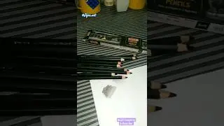 #shorts Unboxing Soft charcoal pencils #art #artsupplies #drawingsupplies #ytshorts #camlin