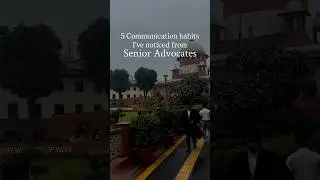 Communication Habits of Senior Advocates #ivlegal #lawyer #senioradvocate #advocate #law