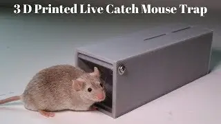 3D Printed Live Catch Mousetrap Invented By A 16 Year Old Youtube Viewer.