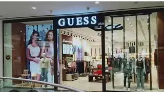 Guess and Ballman And Nike and othe store walk through look -Dubai live !