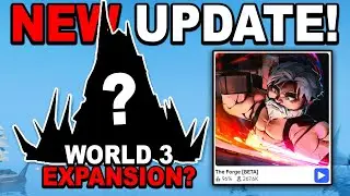 НОВОСТИ ОБНОВЛЕНИЯ!! (Расширение мира 3) в игре The Forge Roblox