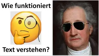 Text verstehen - wie funktioniert das?