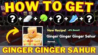 How To Craft Ginger Ginger Ginger Sahur in Craft a Brainrot | Roblox