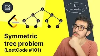 Is this tree symmetric? (Symmetric tree problem - LeetCode .101) - Inside code