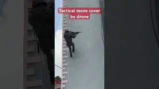Tactical move cover by drone surveillance #armystatus #newtech #defensetechnology