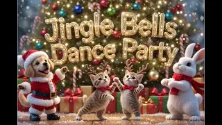 🎄🐾 Jingle Bells Song 2025 Dancing Animals 🐾🎄