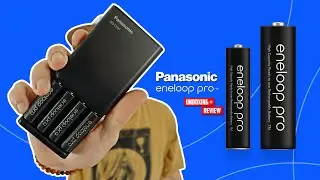 PANASONIC ENELOOP PRO! AS MELHORES PILHAS DO MUNDO! UNBOXING E ANÁLISE COMPLETA!