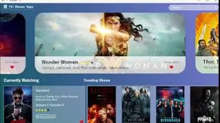 Smart TV UI Design For Portfolio