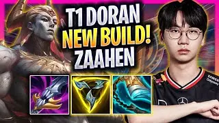 DORAN TRIES NEW ZAAHEN BUILD! - T1 Doran Plays Zaahen TOP vs Darius! | Season 2026