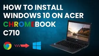 How to install Windows 10 on Acer Chromebook C710.#solopcomputerworld #chromebook #windows